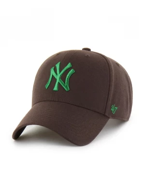 Obrázek produktu 47 brand Kšiltovka s příměsí vlny 47 brand MLB New York Yankees hnědá