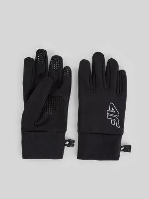 Obrázek produktu 4F Dětské pletené rukavice Touch Screen - černé