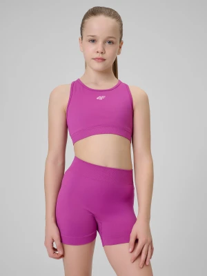Obrázek produktu 4F Dívčí bezešvá sportovní podprsenka - růžová