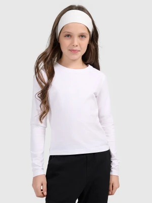 Obrázek produktu 4F Longsleeve slim hladký dívčí - bílý
