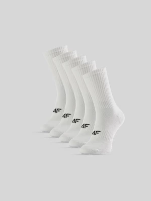 Obrázek produktu 4F Pánské dlouhé ponožky (5-pack) - bílé