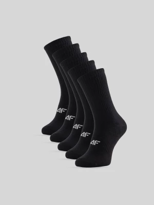 Obrázek produktu 4F Pánské dlouhé ponožky (5-pack) - černé