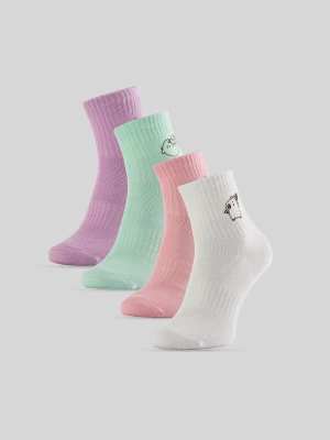 Obrázek produktu 4F Krátké ponožky (4-pack) dívčí - multicolor