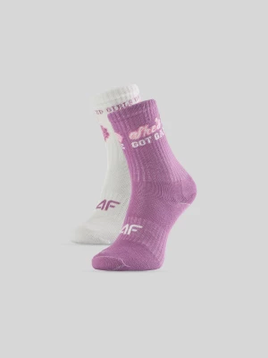 Obrázek produktu 4F Dlouhé ponožky (2-pack) dívčí - multicolor