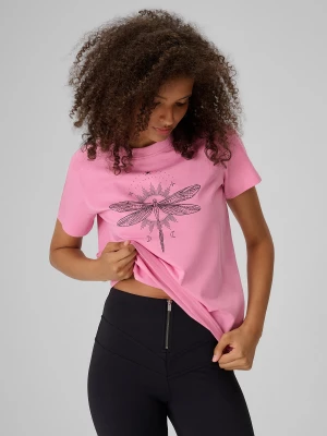 Obrázek produktu 4F T-shirt regular s potiskem dámský - růžový