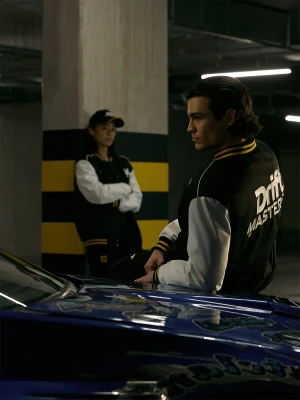 Obrázek produktu 4F Unisex přechodová bomber bunda 4F | Drift Masters - černá