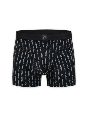 Obrázek produktu A-dam Boxerky 'Black Trouts' nebeská modř / černá