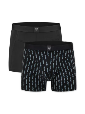 Obrázek produktu A-dam Boxerky světlemodrá / černá