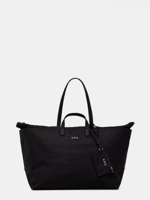 Obrázek produktu A.P.C. Bavlněná kabelka A.P.C. LE DRUMMER TOILE černá