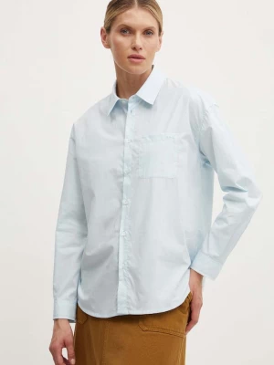 Obrázek produktu A.P.C. Bavlněná košile A.P.C. chemise boyfriend brodee modrá