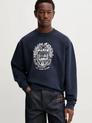 Obrázek produktu A.P.C. Bavlněná mikina A.P.C. A.P.C. x MARC JACOBS námořnická modř