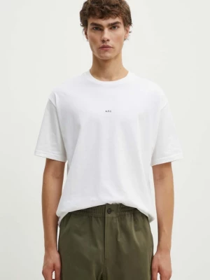 Obrázek produktu A.P.C. Bavlněné tričko A.P.C. t-shirt boxy micro logo GOTS