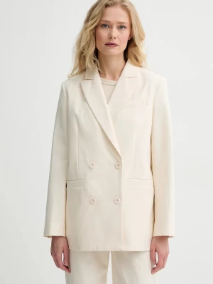 Obrázek produktu A.P.C. dvouřadé sako dámské bavlněné veste lucy béžová
