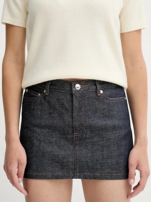 Obrázek produktu A.P.C. Džínová sukně A.P.C. mini-jupe námořnická modř