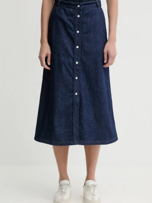 Obrázek produktu A.P.C. Džínová sukně JUPE LONGUE námořnická modř