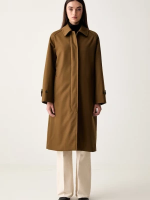 Obrázek produktu A.P.C. kabát dámský s vlnou mac colette zelená