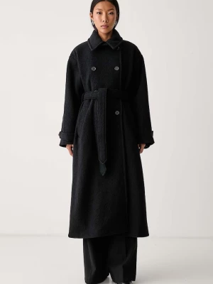 Obrázek produktu A.P.C. kabát dámský vlněný manteau lea černá