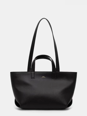Obrázek produktu A.P.C. nákupní taška dámská kožená le drummer small černá