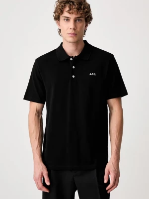 Obrázek produktu A.P.C. polo pánské bavlněné polo standard GOTS černá