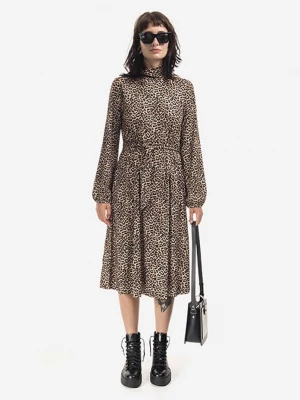 Obrázek produktu A.P.C. Šaty A.P.C. Robe Dorethea LYAAR-F05988 BLACK/WHITE hnědá