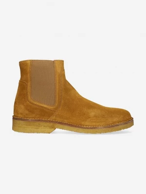 Obrázek produktu A.P.C. Semišové kotníkové boty A.P.C. Boots Theodore PXBSK-H54252 CARAMEL hnědá