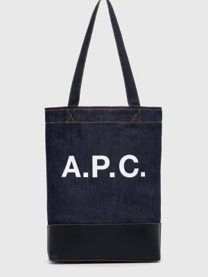 Obrázek produktu A.P.C. Taška A.P.C. tote axel námořnická modř