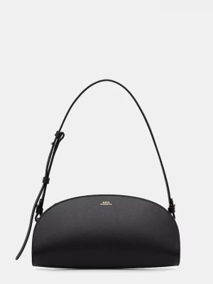 Obrázek produktu A.P.C. taška dámská kožená SAC DEMI.LUNE SHOULDER černá