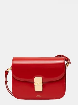 Obrázek produktu A.P.C. taška dámská kožená Sac Grace Small červená