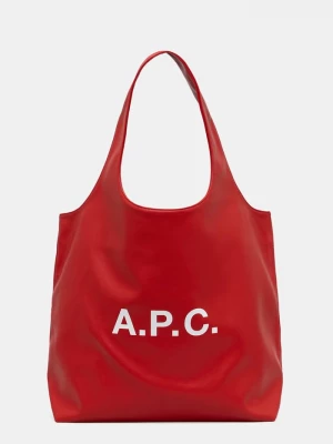 Obrázek produktu A.P.C. taška z imitace kůže tote ninon červená