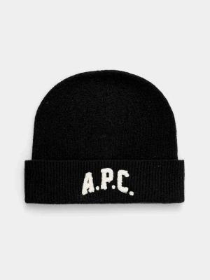 Obrázek produktu A.P.C. Vlněná čepice A.P.C. bonnet axel černá