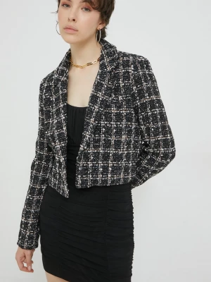 Obrázek produktu Abercrombie & Fitch Blazer s příměsí vlny Abercrombie & Fitch černá