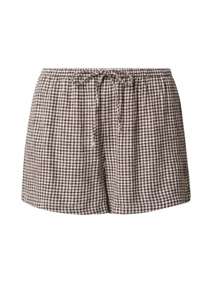 Obrázek produktu Abercrombie & Fitch Kalhoty hnědá / bílá