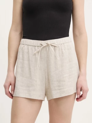 Obrázek produktu Abercrombie & Fitch Lněné kraťasy Abercrombie & Fitch béžová