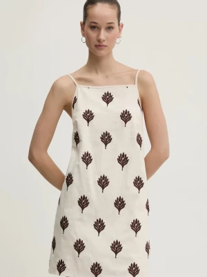 Obrázek produktu Abercrombie & Fitch Lněné šaty Abercrombie & Fitch béžová