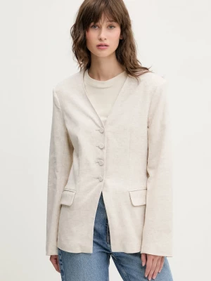 Obrázek produktu Abercrombie & Fitch Plátěné sako Abercrombie & Fitch béžová