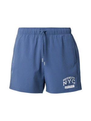 Obrázek produktu Abercrombie & Fitch Sportovní kalhoty enciánová modrá / offwhite