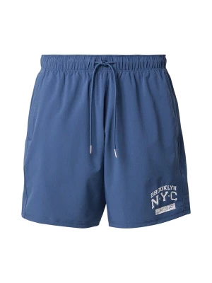 Obrázek produktu Abercrombie & Fitch Sportovní kalhoty marine modrá / bílá