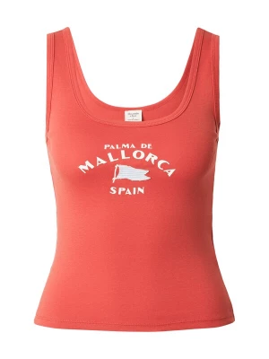 Obrázek produktu Abercrombie & Fitch Top 'COASTAL MALLORCA' světlemodrá / světle červená / bílá