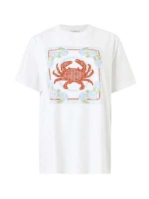 Obrázek produktu Abercrombie & Fitch Tričko 'CRAB' pastelová modrá / mátová / červená / bílá