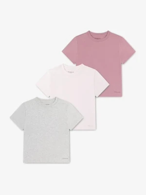 Obrázek produktu Abercrombie & Fitch Tričko šedý melír / pitaya / pastelově růžová