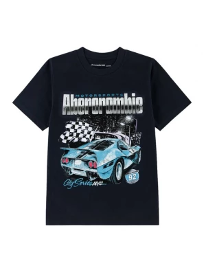 Obrázek produktu Abercrombie & Fitch Tričko světlemodrá / antracitová / pastelově růžová / bílá