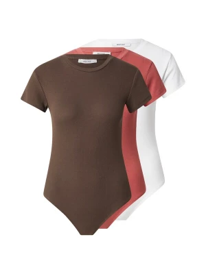 Obrázek produktu ABOUT YOU Tričkové body 'Jasmin' hnědá / malinová / bílá