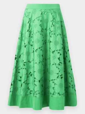 Obrázek produktu Áčková sukně Diane Von Furstenberg tmavě zelená
