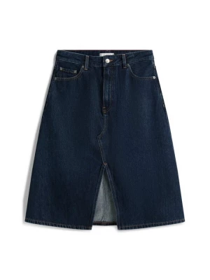 Obrázek produktu Áčková sukně Tommy Hilfiger tmavomodrý denim