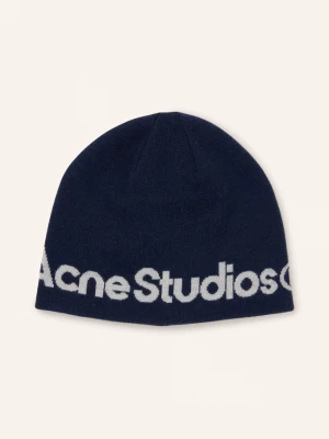 Obrázek produktu Acne Studios Čepice tmavě modrá / bílá