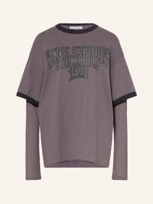 Obrázek produktu Acne Studios Tričko S Dlouhým Rukávem tmavě šedá / černá