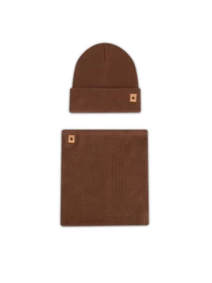 Obrázek produktu Action Boy Set čepice a tunelová šála 8KF-002-AW24 Hnědá
