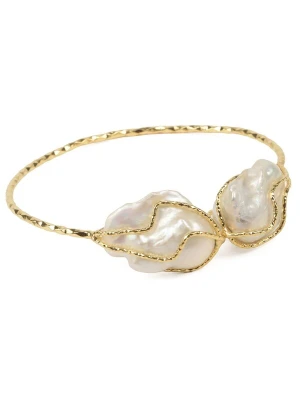 Obrázek produktu Addicted2 Náramek 'Perla Barocca bracciale' zlatá / přírodní bílá