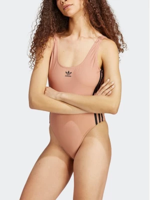 Obrázek produktu adidas Bikiny Adicolor 3-Stripes Swimsuit IC2282 Hnědá Slim Fit