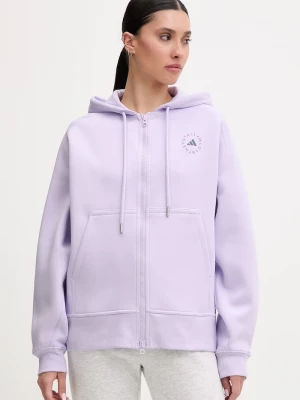 Obrázek produktu adidas by Stella McCartney rozepínací mikina kapucí dámská fialová